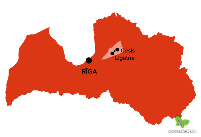 Gaujas Nacionalais Parks Ligatne Amatas Senleja Cesis