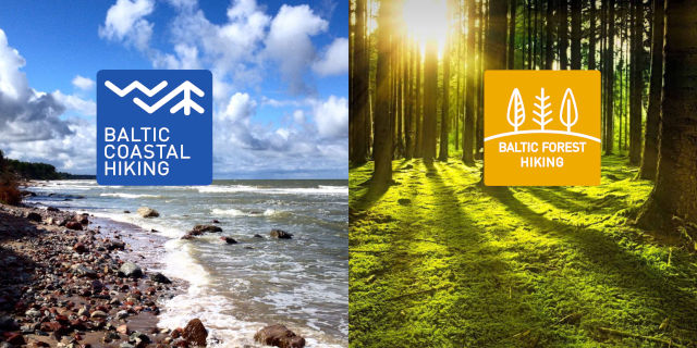 Baltic coastal hiking and Baltic forest hiking