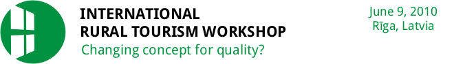 International Rural Tourism workshop 09.06.2010, Riga, Islande hotel