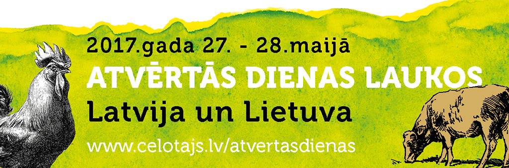Akcija "Atvērtās dienas laukos" - pavasaris 2017 27.-28.05.2017, Latvija