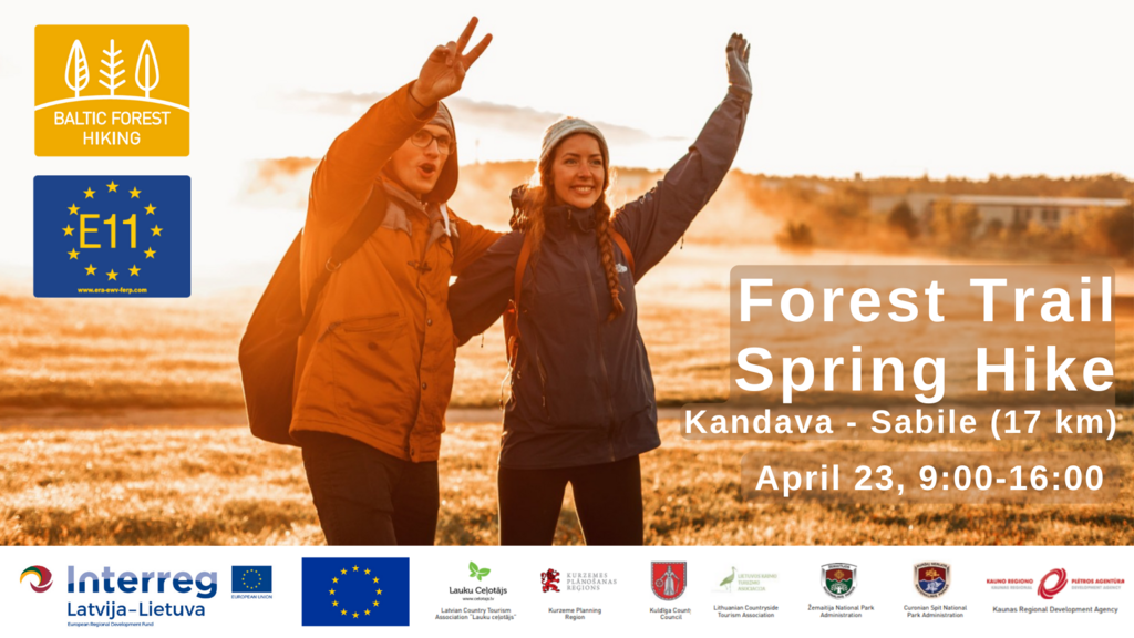 Forest Trail Spring Hike: Kandava - Sabile 23.04.2022, Latvija