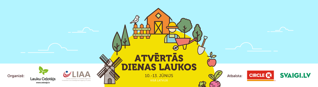 Atvērtās dienas laukos 2021 10.-13.06.2021, Latvijā