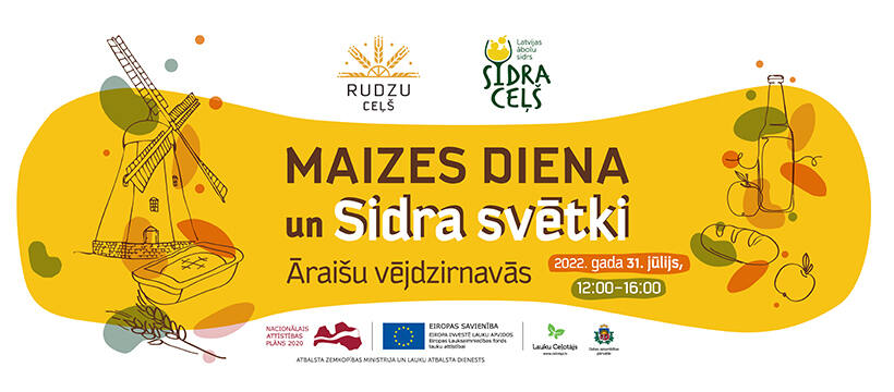 Maizes diena un sidra svētki 31.07.2022, Āraišu vējdzirnavas